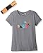 PUMA Big Girls' Tee with Head Band, Grey, Large (12-14)