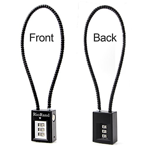 RioRand Trigger Lock 3 Digit Combination 15 Inch Gun Cable Lock (1PC
