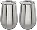 Stainless Vacuum Insulated Wine Tumbler with Lid - 12oz Wine Glass by Lancaster Steel (2)
