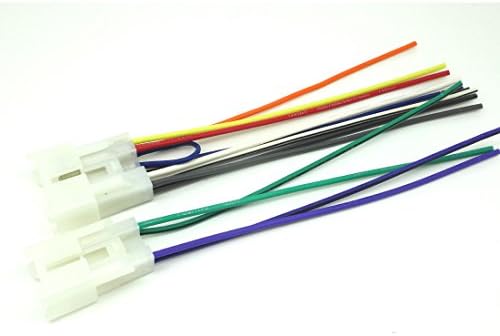 Yihaoel Toyota Scion Car Stereo Cd Player Wiring Harness Wire Aftermarket Radio Install 1996 - 2012 Toyota Rav4 Sk1761-11