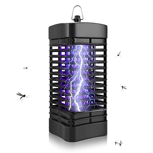 Bug Zapper Fly Trap Indoor Outdoor Electronic Mosquito Traps Insect Killer Trap Catcher For Mosquitos/Flie/Other Insect, with Bright UV Light For Home Office Kitchen Patio Yard Restaurant