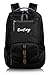 EcoCity Fashion Laptop Backpack for School Bags College Student Women Men (Black)