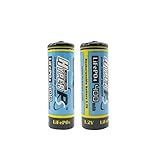 (2-Pack) HyperPS 3.2V LiFePo4 14430 (14 x 43mm) 400mAh Rechargeable Battery for Solar Panel Light, Tooth Brush, Shaver, Flashlight