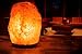 HemingWeigh Himalayan Hand Carved Natural Crystal Salt Lamp with Genuine Wood Base, Bulb and Dimmer Control 6 to 8 Inch, 6 to 7 lbs. 5’ UL Listed Cord