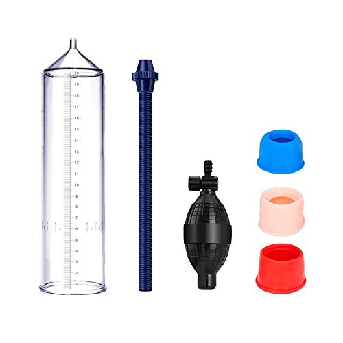 2019 Upgrated + Direction Manual XL Enlarge Massager-Man Pumps + Press Ball + 3 Sleeves for P-?nìs Up P-?nìs En-larg-ement Vacuum Pump P-?nìs Extender Male