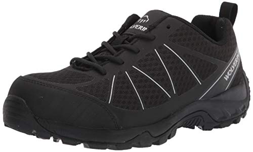 Wolverine Mens Amherst II CarbonMax Work Shoe, Black, 11.5 X-Wide US
