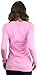 ToBeInStyle Women's Long Sleeve Round Crew Neck T-Shirt - Pink - Large