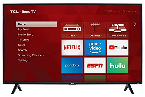 TCL 40S325 40 Inch 1080p Smart LED Roku TV (2019) (Renewed)