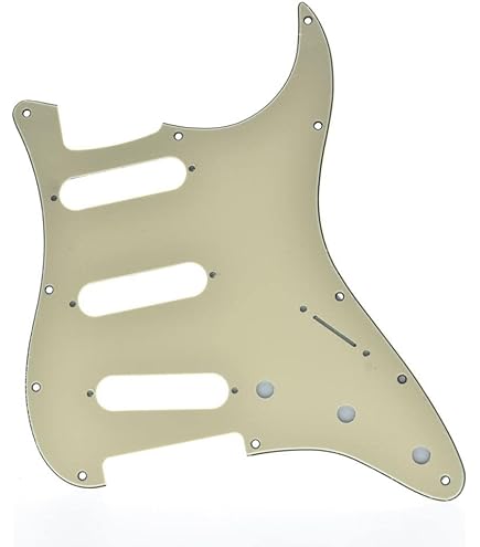 Amazon.com: Dopro Mint Green 11 Hole Strat Style Guitar Pickguard