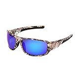 Polarized Camouflage Polarized Sports Sunglasses Unisex - Camo patterns Sun Glasses for Fishing Hunting Boating Driving Cycling Sun Glasses UV400 Shades outdoor sport