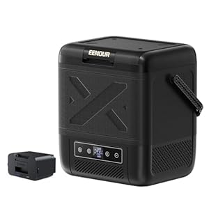 【±1℃均一冷却・フラット庫内】EENOUR 車載冷蔵庫 C20 20L -20℃~10℃ バッテリー1個付き