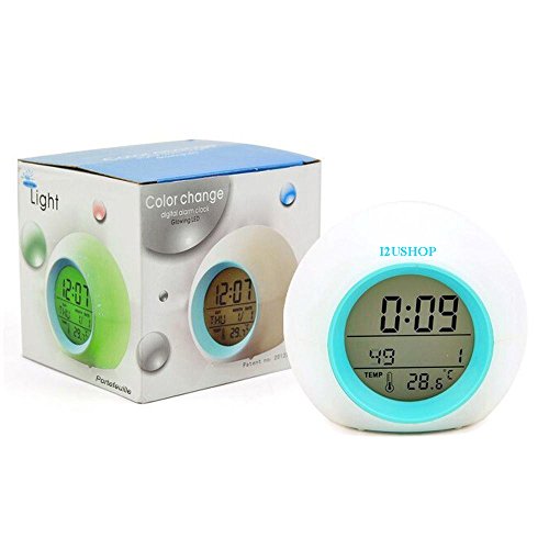 image for I2USHOP Alarm Clock for Kids Bedroom, Wake Up Light Digital Clock with