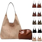 Brown Suede Bag for Women, Brown Suede Tote Bag Purse, Suedes bags for Women, Shoulder Bags
