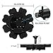 AMYER Solar Fountain, Solar birdbath Fountain, Solar Powered Fountain Pump, 1.7W Solar Panel Kit, Solar Water Fountain for Pool, Pond, Garden, Fish Tank, Aquarium