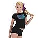 Gia-Mia Dance Big Girls' I Am A Dancer Tee Jazz Hip Hop Performance Team, Black, Medium