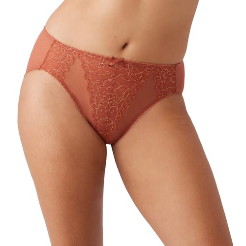 Wacoal Women’s Retro Chic Hi Cut Brief Panty, Chutney
