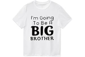 Sanqidu Promoted to Big Brother T Shirt Tops Toddler Baby Boy Going to be a Big Brother Tees Clothes Outfit Announcement Gift