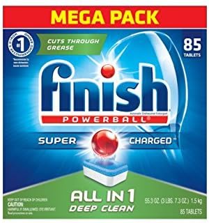 Finish All in 1 Powerball Fresh Dishwasher Detergent Tablets , 90 Tablets. 6