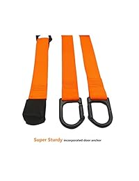 Juego completo de correas de resistencia para entrenamiento de peso corporal, cinco soluciones de anclaje con fácil configuración para el hogar, gimnasio y actividades al aire libre.