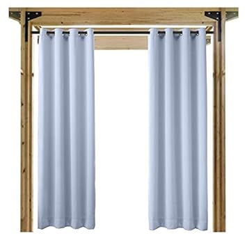 Amazon Com Cololeaf Outdoor Curtains For Patio Waterproof 108