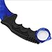WeTop Karambit Knife, CS-GO for Hunting Camping Fishing Self Defenses and Field Survival, Stainless Steel Fixed Blade Tactical Knife with Sheath and Cord (Blue Sky).