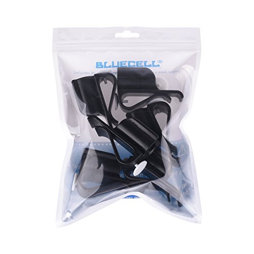 Bluecell 6pcs Black Color Golf Bag Clip on Putter Holder Golf Putter Clip