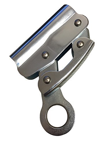 KwikSafety APEX | N-602 Yoke Rope Grab with Eye | Heavy Duty Steel Climbing Gear | Min Breaking Load 3,600lbs (16kN) | ROPE ONLY 16 mm | ANSI EN Certified Industrial Fall Protection Construction Tool