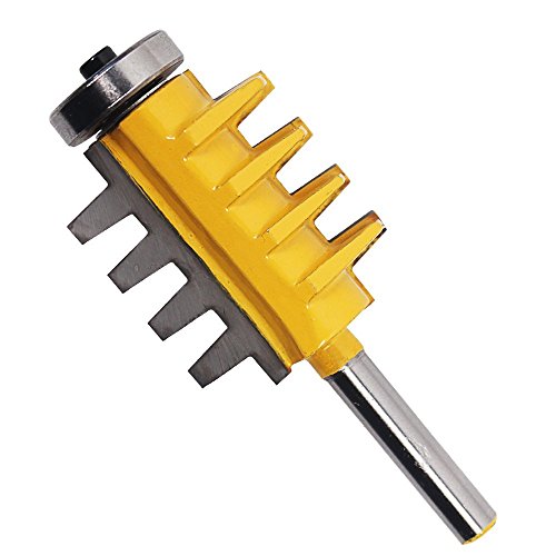 Yakamoz 1/4 Shank Reversible Finger Joint Glue Router Bit Woodworking