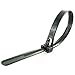 HS Reusable Zip Ties 8 Inch Releasable Plastic Cable Tie Straps 100 Pack Black,Adjustable 50LBS Wide Wire Zip Toe Heavy Duty,Outdoor String Lights-Fixing,Luggage Locking