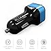 iXCC 24W Dual-Port USB Car Charger High Speed Charging Adapter for iPhone 7 6s Plus, iPad Pro Air Mini, Galaxy S7 S6 Edge, Note 5, LG, Nexus and More - White