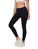 AJISAI Womens Workout Leggings High Waist Tummy Control Yoga Pants Non See-through Fabric