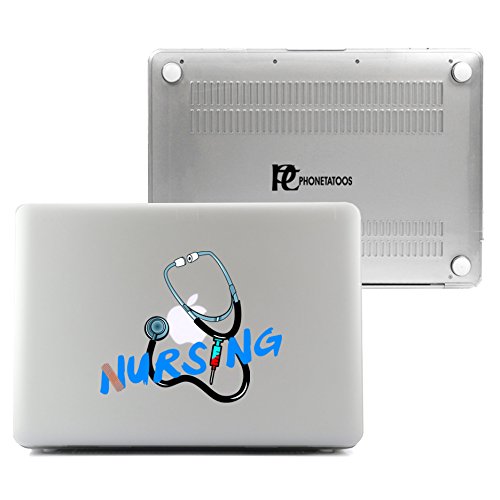 PhoneTatoos - Nursing Clear/ Transparent Plastic Hard Case Cover for Macbook Pro RETINA 13'' (Model: A1502 or A1425)