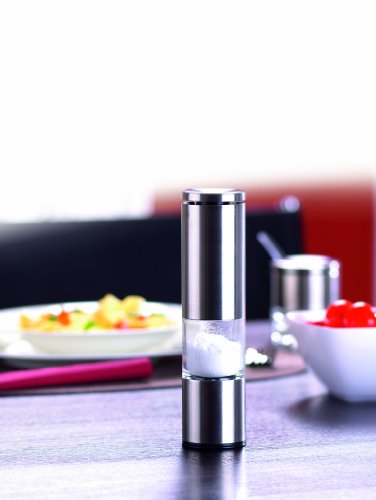 Emsa 504669 Spice Grinder"Accenta" of Stainless Steel, 7.9", Silver
