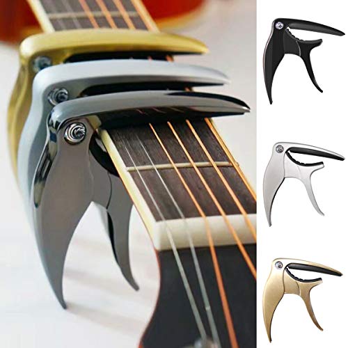 image for Leyeet Professional Guitar Capo with Bridge Pin Remover Fit for Wood G