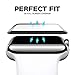 [3 Pack] Apple Watch Screen Protector (40mm Compatible iWacth Series 4) 3D Tempered Film Max Coverage Screen Protector HD Clear Anti-Bubble for Apple Watch 40mm Series 4
