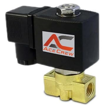 1/4 inch NORMALLY OPEN NO 220V-240V AC VAC Brass Solenoid Valve NPT ONE-YEAR WARRANTY