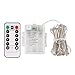 Patio Umbrella String Lights，Outdoor 8 Mode with Remote Control Umbrella Lights Battery Operated Waterproof Outdoor Lighting for 9ft-10 ft Patio Umbrellas (Warm White)