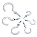AWEHIRU COLIBYOU 70 Pieces Ceiling Hooks Cup Hooks Assortment Kit, 6 Sizes