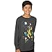 JINX Minecraft Big Boys' Tight Spot Long-Sleeve Premium Cotton T-Shirt (Charcoal Heather, Small)