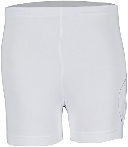 Little Miss Tennis-Girls` Tennis Shorty w/Ball Pocket White-(710P-B)