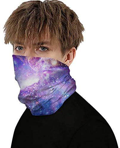 Seahouse UV Protection Face Neck Shields Headwear Bandana for Men Women Motorcycle Hiking Cycling Ski Snowboard Summer (Purple)
