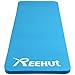 REEHUT Yoga Knee Pad, Elbow Pad Cushion Provides Extra Padding& Support for Knees, Wrists and Elbows, 15mm (5/8) Thick Mini Mat with Carrying Strap, for Yoga, Pilates, Floor Exercises Blue