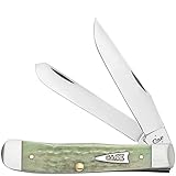 CASE XX WR Pocket Knife 55400 Mint Green Bone Trapper