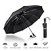 marsboy Travel Umbrella, 10 Ribs Auto Open Close Compact Travel Umbrella, Lightweight Folding Windproof Automatic Travel Umbrella with Heavy Duty, Fits in Luggage and Handbag