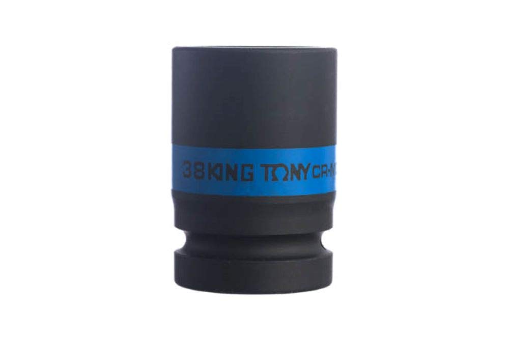 KING TONY 883538M Socket Long Fino 1" 38mm for DIYers & Professionals, Built for Repair and Installation tasks, 38mm