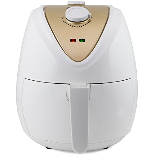 Click Here to See More Images Ensue Electric Air Fryer 1300W Time and Temperature Control Vortex (White and Golden)