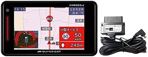 ユピテルsuper Catレーダー波gpsダブル受信3 6インチ液晶gpsレーダー 探知機gwr403sd トヨタハイブリッド車用obdiiアダプターobd Hvtmセット