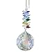 Crystal Ornament 4.5 inch Suncatcher Aurora Borealis Faceted Ball Prism Rainbow Maker Crystal Cascade Made with Swarovski crystals by CrystalPlace