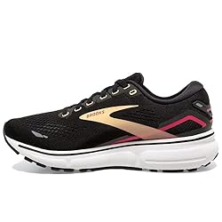 Brooks Women's Sneaker, Black Orange Raspberry, 11