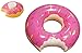 Arbitron Global 48 inch Inflatable Pink Donut Pool Float & Bonus Mini Pink Donut Drink Holder Pool Floatie- Summer's Hottest Accessory Pool Accessory Bundle - Fun for All Ages
